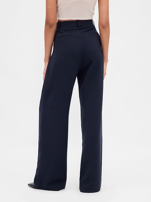 pantalon plissé taille haute 365