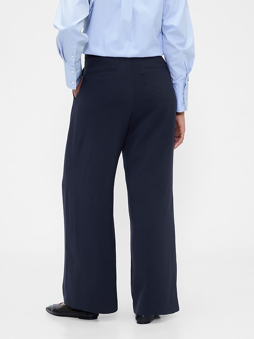 pantalon plissé taille haute 365