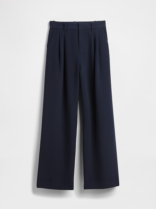 pantalon plissé taille haute 365