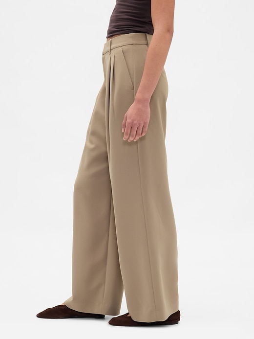 pantalon plissé taille haute 365