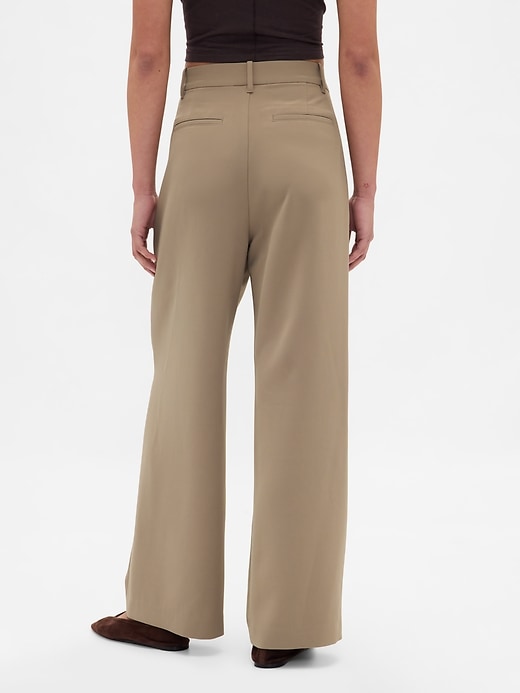 pantalon plissé taille haute 365