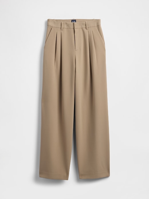 pantalon plissé taille haute 365