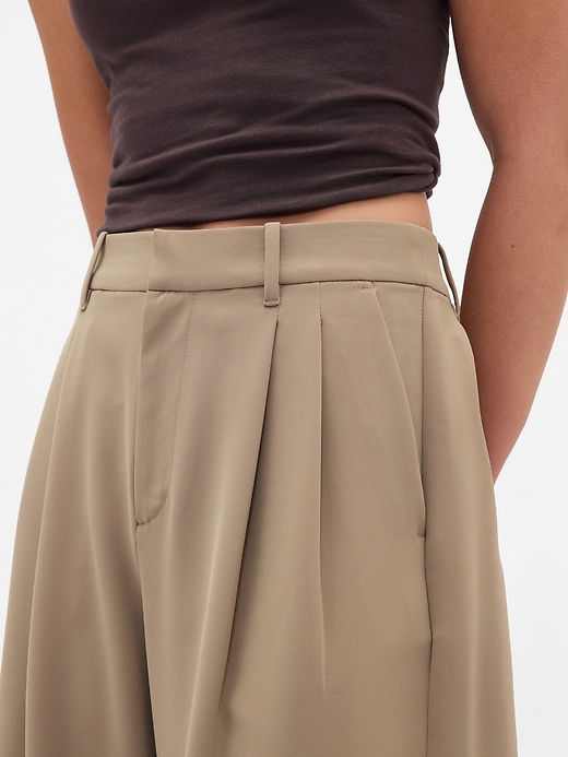 pantalon plissé taille haute 365