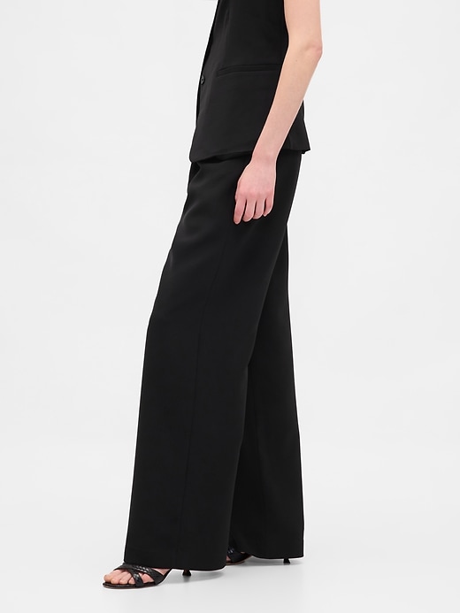 pantalon plissé taille haute 365