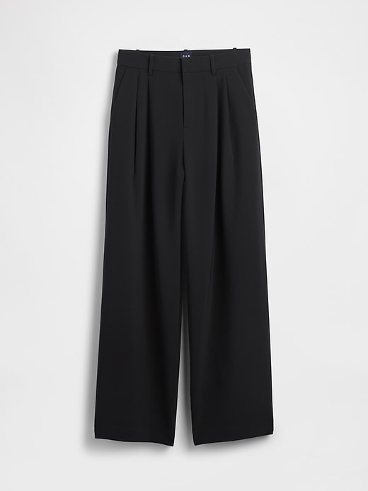 pantalon plissé taille haute 365