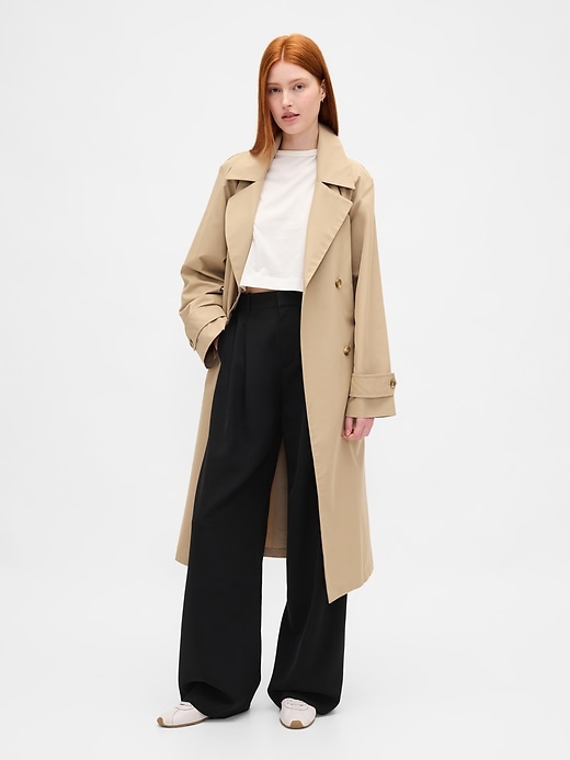 pantalon plissé taille haute 365