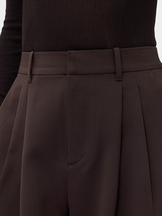 pantalon plissé taille haute 365