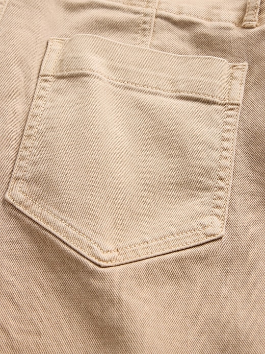 pantalon long et ajusté en sergé taille basse
