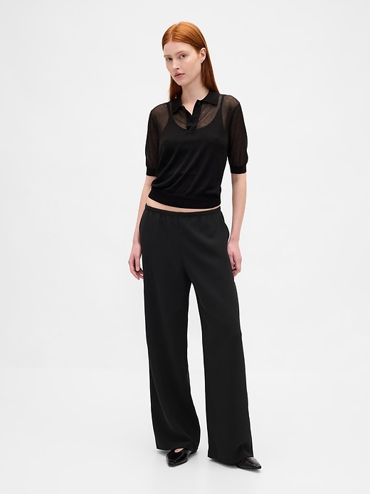 pantalon large facile à porter