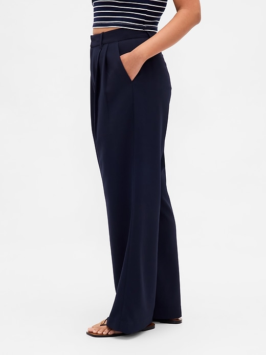 pantalon plissé taille haute curvy 365