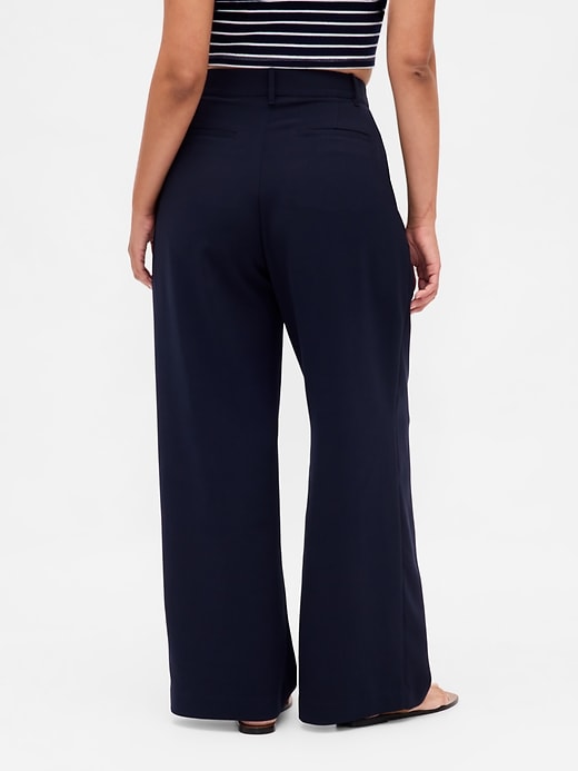 pantalon plissé taille haute curvy 365