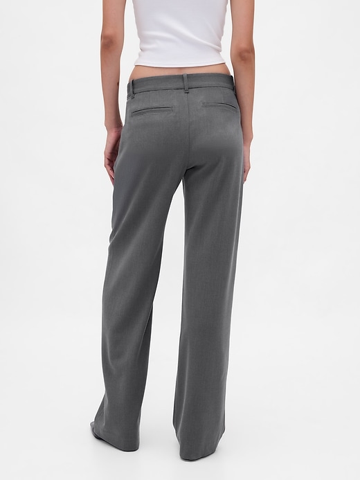 pantalon plissé en sergé brossé taille basse 365