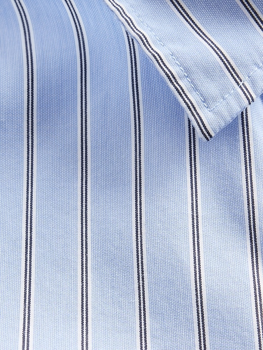 chemise courte ajustée en coton biologique