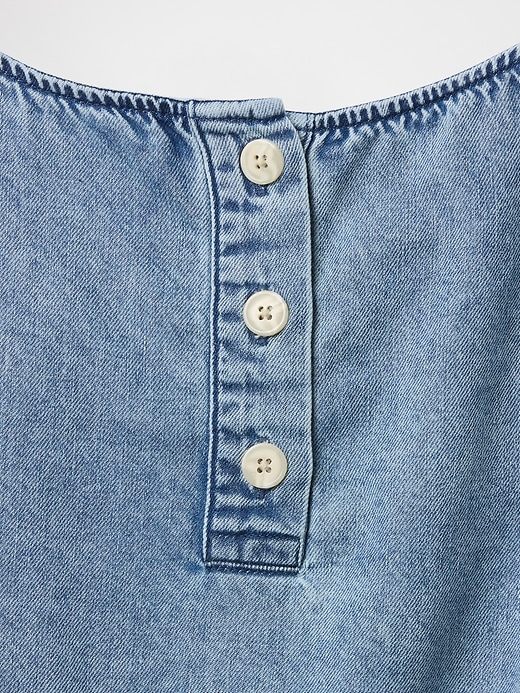 débardeur en denim ultra-doux