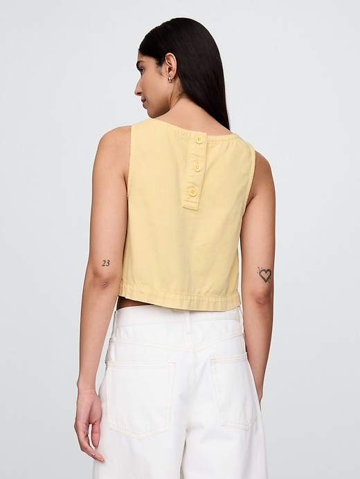débardeur en denim ultra-doux
