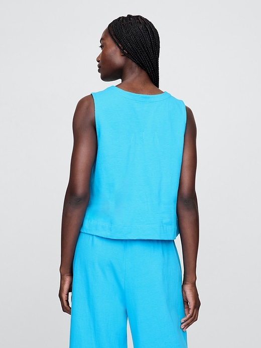 débardeur en denim ultra-doux