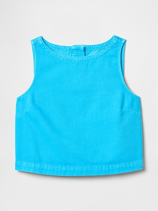 débardeur en denim ultra-doux