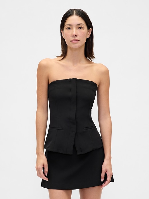 haut corset bistretch sans bretelles
