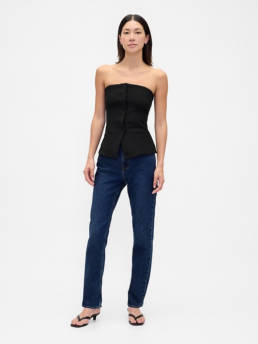 haut corset bistretch sans bretelles