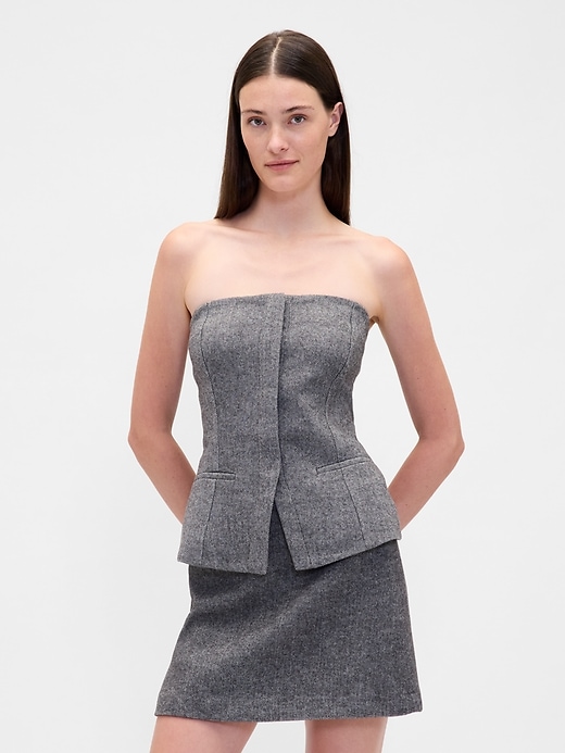 haut corset bistretch sans bretelles