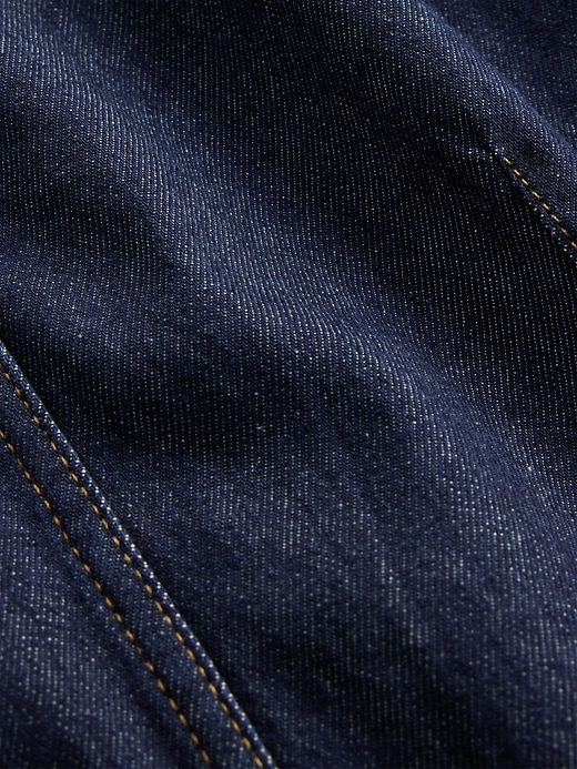 débardeur court en denim