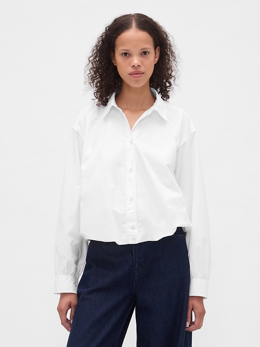 chemise à ourlet bouffant