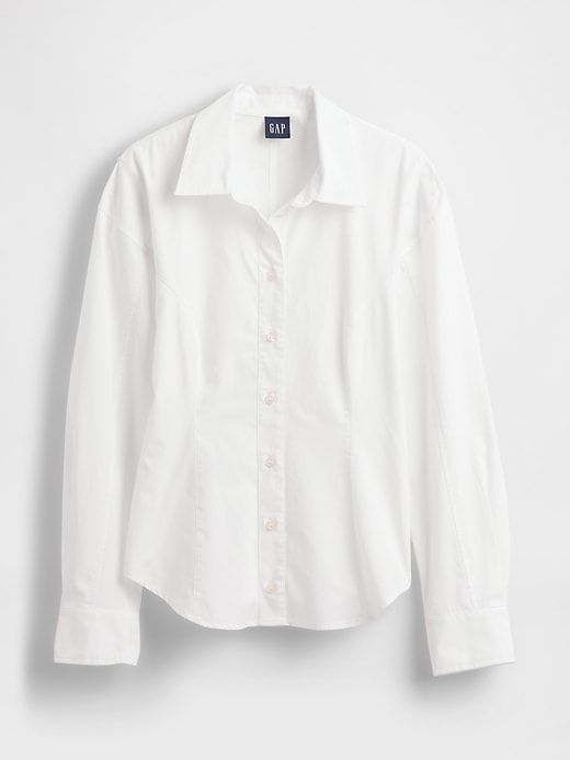 chemise classique dolman en popeline de coton biologique