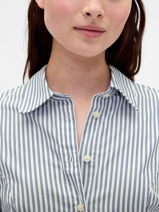 chemise classique dolman en popeline de coton biologique