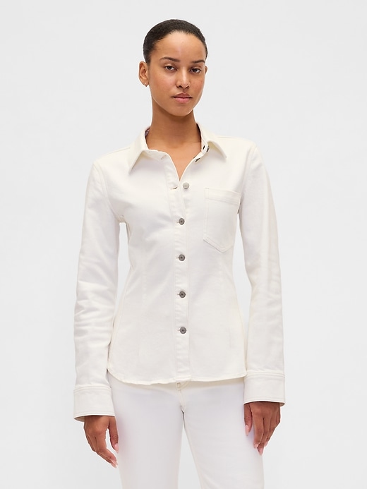 chemise en jean cintrée