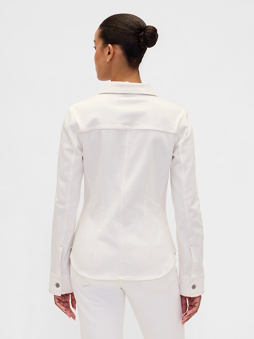chemise en jean cintrée