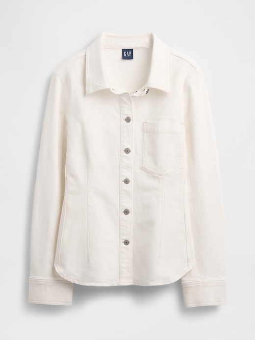 chemise en jean cintrée
