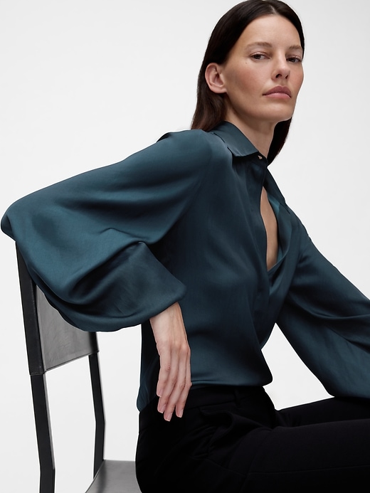 chemise en satin gapstudio