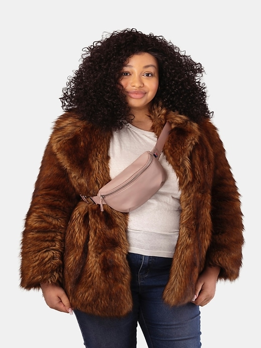 kibou mini sac ceinture portefeuille en cuir végétalien
