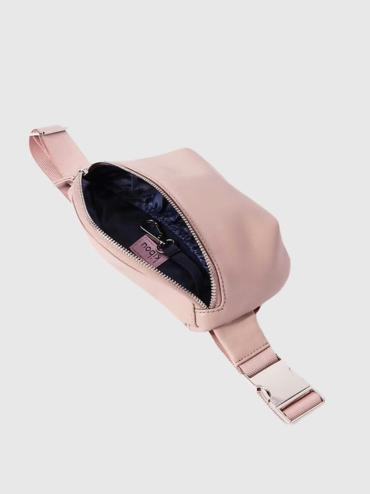 kibou mini sac ceinture portefeuille en cuir végétalien