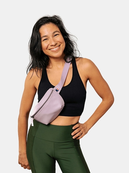 kibou mini sac ceinture portefeuille en cuir végétalien