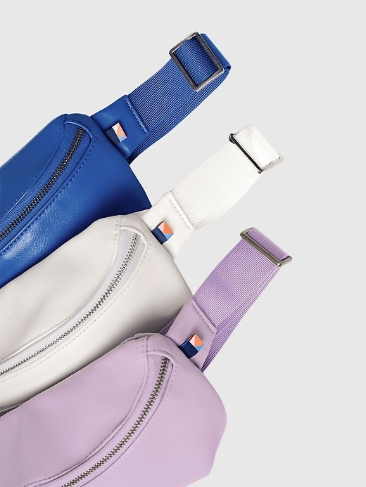 kibou mini sac ceinture portefeuille en cuir végétalien