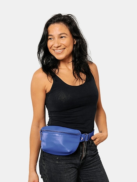 kibou mini sac ceinture portefeuille en cuir végétalien