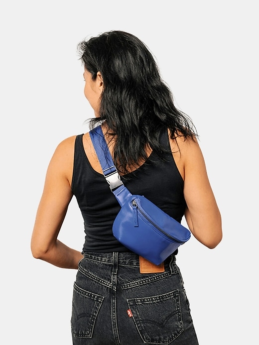 kibou mini sac ceinture portefeuille en cuir végétalien