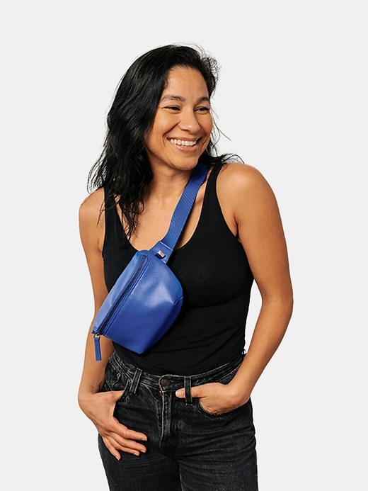 kibou mini sac ceinture portefeuille en cuir végétalien