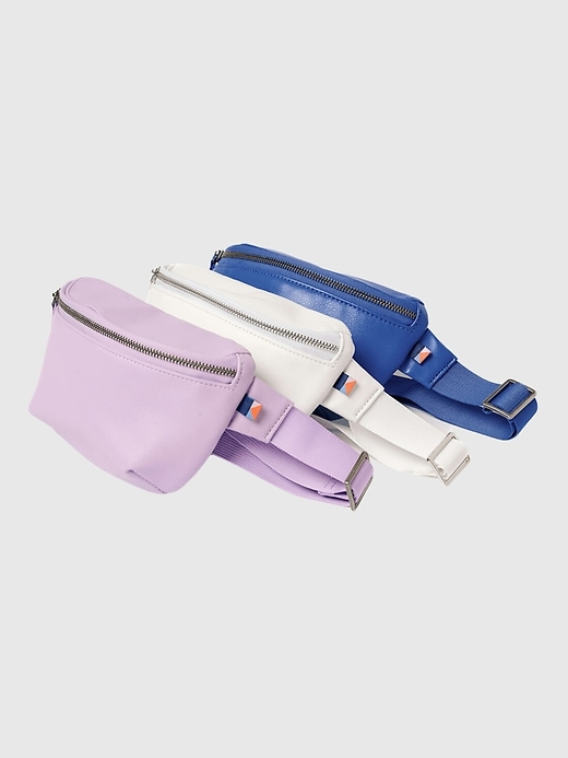 kibou mini sac ceinture portefeuille en cuir végétalien