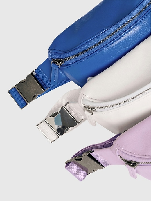 kibou mini sac ceinture portefeuille en cuir végétalien