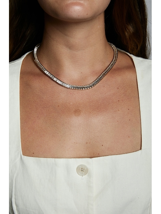 collier de tennis hart baguette