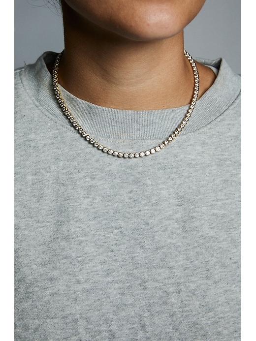 collier de tennis hart à lunette