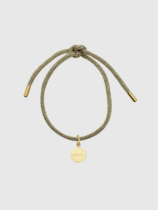 bracelet hart en lurex avec breloque always