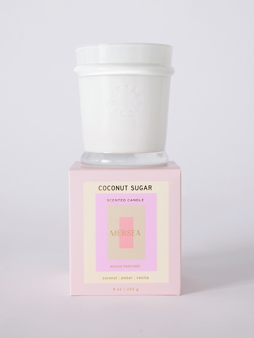 bougie en boîte au sucre de noix de coco mersea