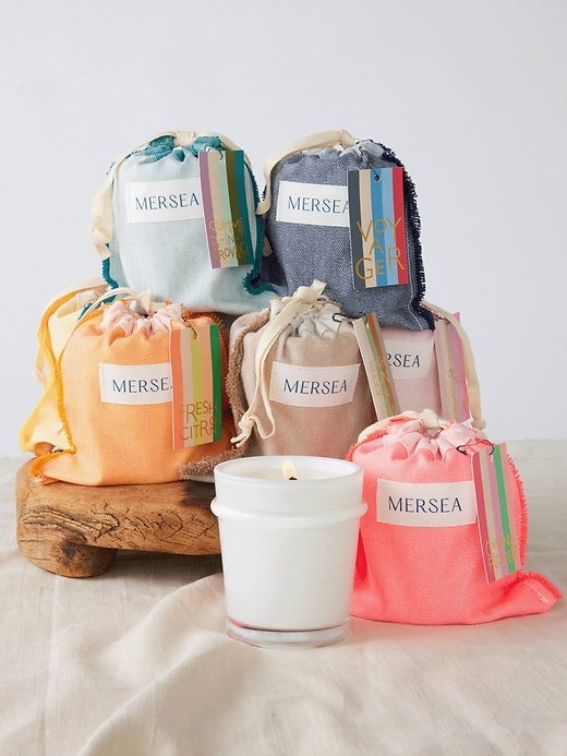 bougie en sac de sable au sucre de noix de coco mersea