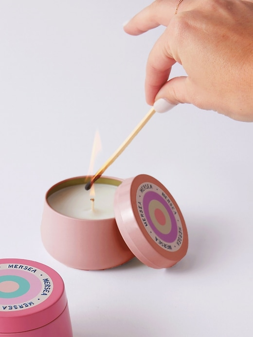 bougie en boîte au sucre de noix de coco mersea