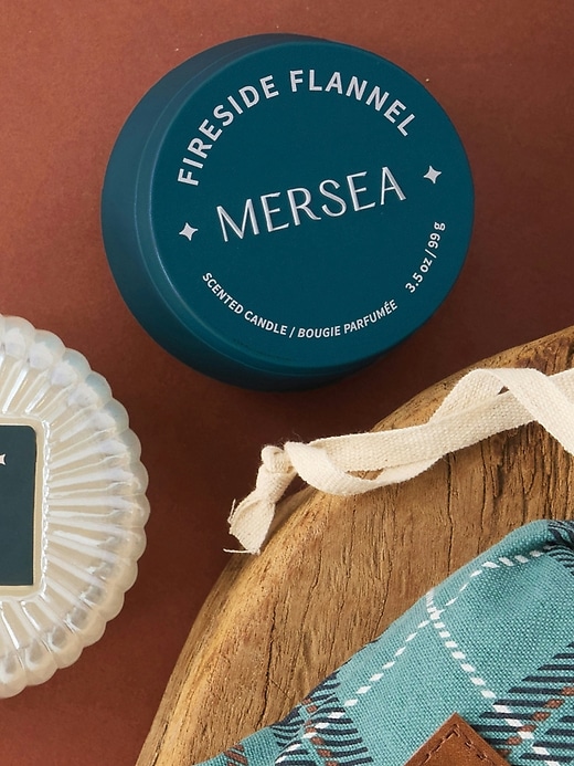 bougie en flanelle mersea fireside toy shop