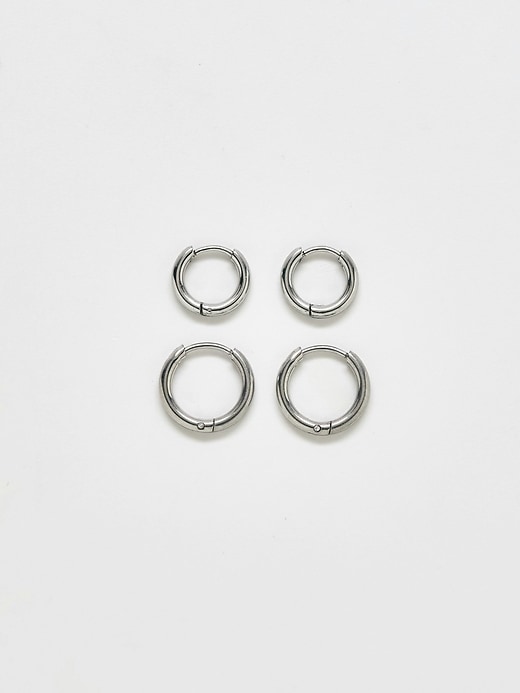 boucles doreilles créoles admiral row lot de 2
