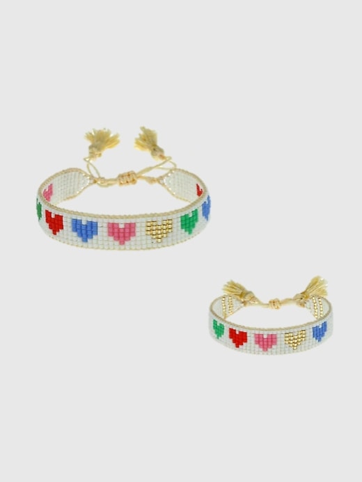 ensemble de bracelets hart mini and me rainbow hearts